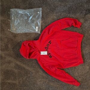 Red vvs spider Hoodie